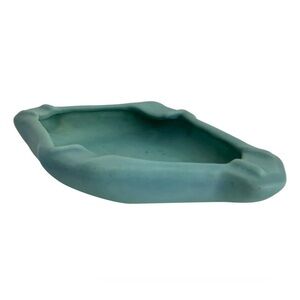 MCM Vintage Van Briggle Pottery Turquoise Ashtry (Early 40’s)